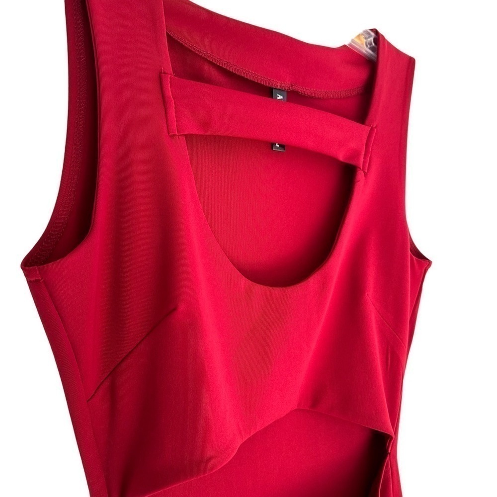 Red-Hot Revenge Dress Sleeveless Midi, SIze Medium - Picture 4 of 9